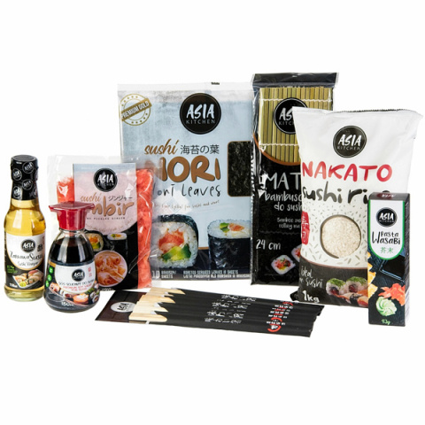 ASIA KITCHEN Zestaw Sushi Set Premium GOLD XXL ASIA KITCHEN Zestaw Sushi Set Premium GOLD XXL