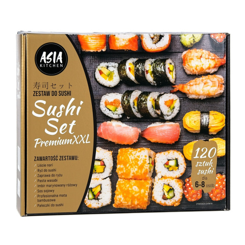 ASIA KITCHEN Zestaw Sushi Set Premium GOLD XXL ASIA KITCHEN Zestaw Sushi Set Premium GOLD XXL