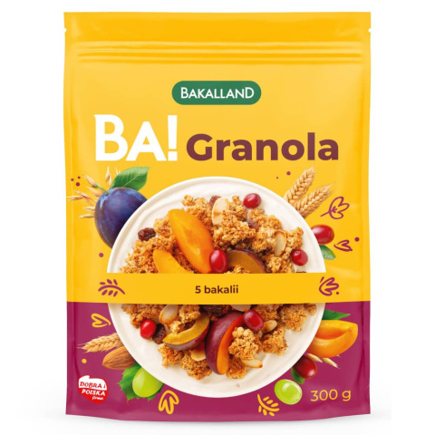 BAKALLAND BA! GRANOLA 5 BAKALII 300G