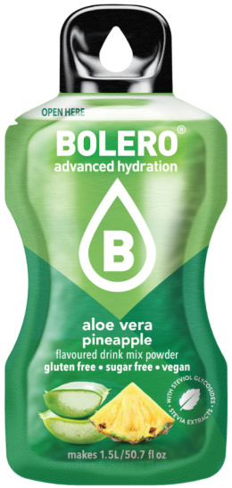 BOLERO DRINK Napój w proszku Aloe vera pineapple 9g