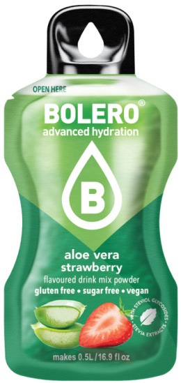 BOLERO DRINK Napój w proszku Aloe vera strawberry 3g