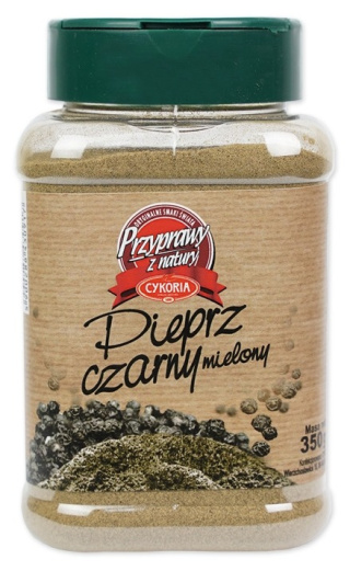 CYKORIA Pieprz czarny mielony 350g