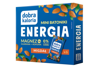 DOBRA KALORIA Mini batoniki Energia GUARANA KOFEINA ŻEŃ-SZEŃ 102G NOWOŚĆ