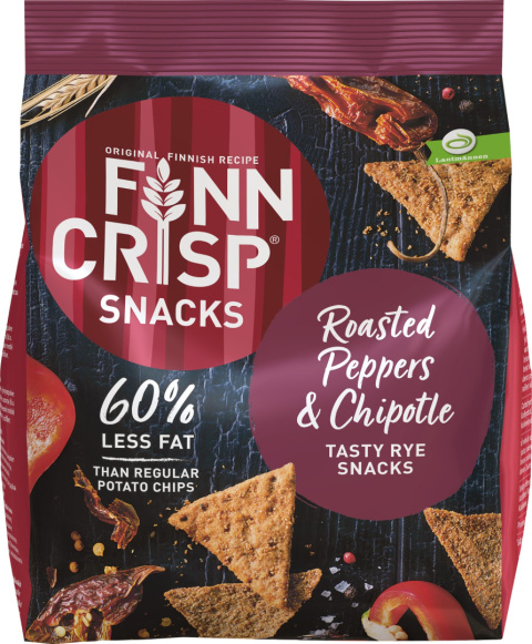 FINN CRISP Snacks Krakersy Pieczona Papryka i Chipotle 150g FINN CRISP Snacks Krakersy Pieczona Papryka i Chipotle 150g
