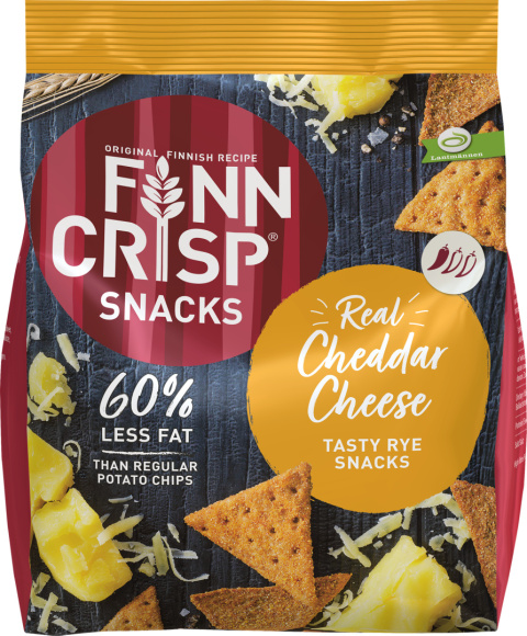 FINN CRISP Snacks Krakersy Serowe Cheddar 150g FINN CRISP Snacks Krakersy Serowe Cheddar 150g