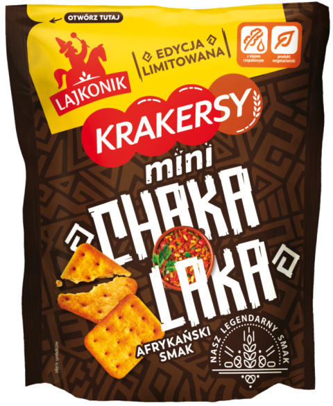LAJKONIK Krakersy mini chakalaka100g LAJKONIK Krakersy mini chakalaka100g