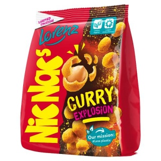 LORENZ NIC NAC'S Orzeszki w skorupce curry 110g