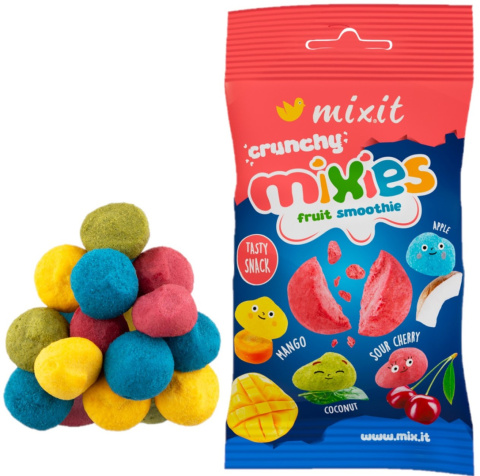 MIXIT Crunchy Mixies chrupiące owocowe smoothie 20g