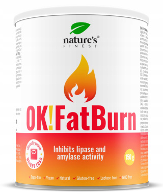 NATURE'S FINEST OK!FatBurn bloker węglowodanów i tłuszczów 150g