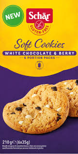 SCHAR Ciastka Soft Cookie White Choco 210g bezglutenowe