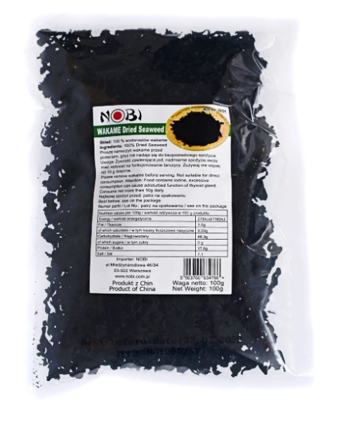ASIA KITCHEN Wakame suszone wodorosty 100g ASIA KITCHEN Wakame suszone wodorosty 100g