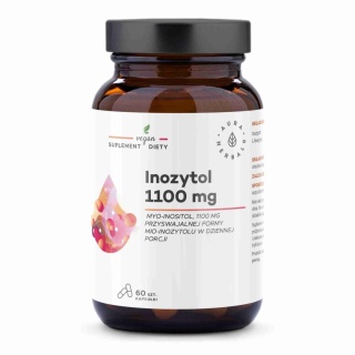 AURA HERBALS Inozytol 1100 mg, Myo-Inositol, kapsułki 60 szt.