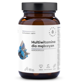 AURA HERBALS Multiwitamina dla mężczyzn, mikrokapsułki, kapsułki 60 szt.