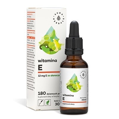 AURA HERBALS Witamina E, krople 30 ml AURA HERBALS Witamina E, krople 30 ml