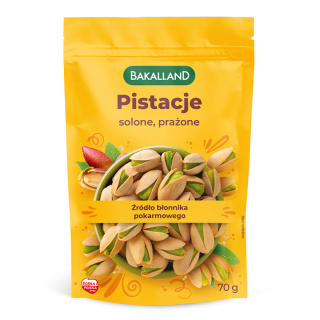 BAKALLAND PISTACJE PRAŻONE - 70G