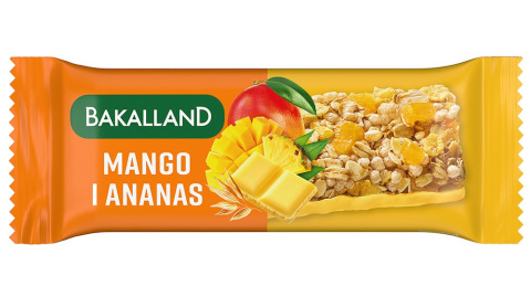 BAKALLAND baton musli Mango i Ananas 40g BAKALLAND baton musli Mango i Ananas 40g
