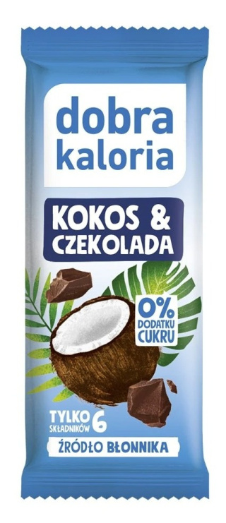 DOBRA KALORIA Baton kokos i czekolada 33g