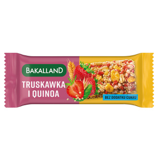 Baton zbożowy Bakalland BA! 5 zbóż truskawka i quinoa Batonik