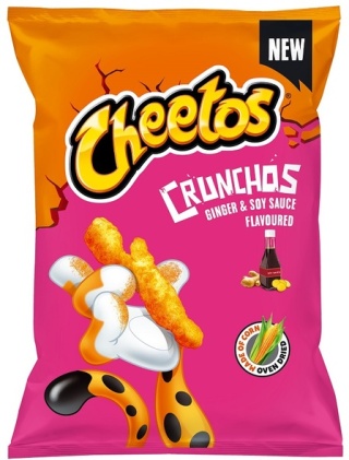 CHEETOS chrupki kukurydziane o smaku imbiru i sosu sojowego 165g