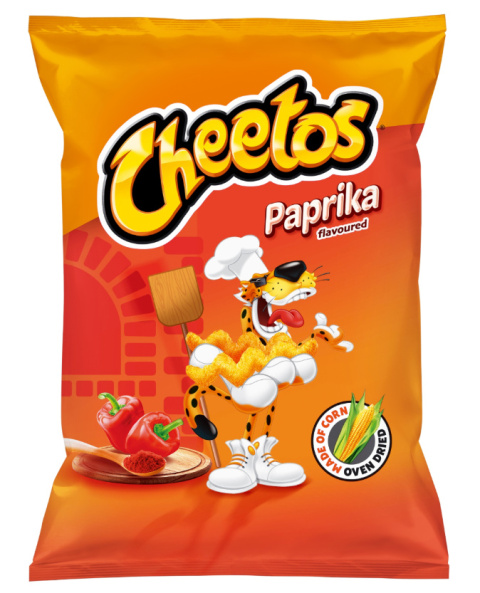 CHEETOS chrupki kukurydziane o smaku papryki 130g CHEETOS chrupki kukurydziane o smaku papryki 130g