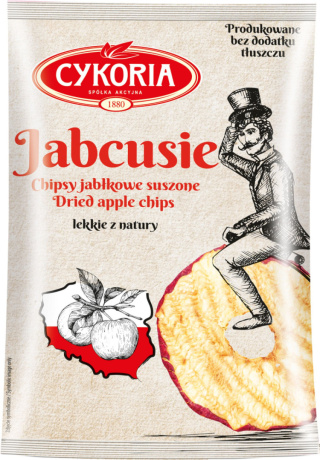 CYKORIA Chipsy Jabłkowe "Jabcusie" 30g