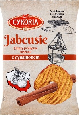 CYKORIA Chipsy jabłkowe "Jabcusie" z cynamonem 40g