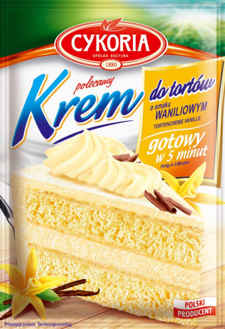 CYKORIA Krem o smaku waniliowym 100g