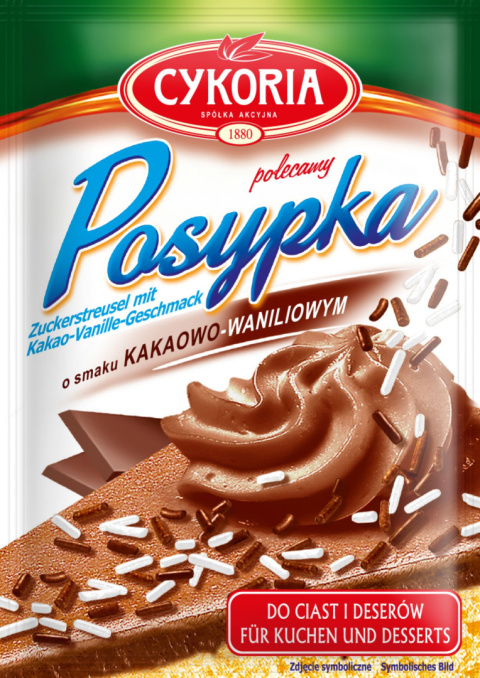 CYKORIA Posypka o smaku waniliowo - kakaowym 35g