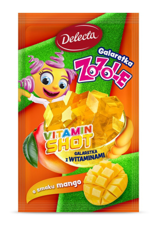 DELECTA Galaretka Vitamin Shot Mango ed. ZOZOLE 70g