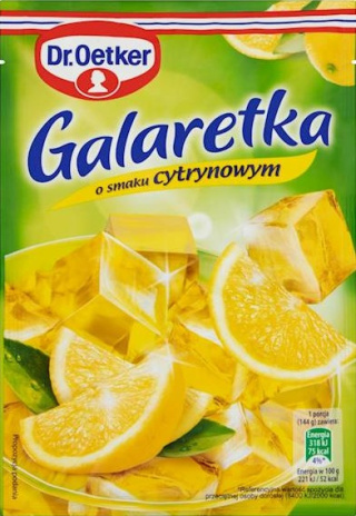 DR OETKER Galaretka cytrynowa 72g