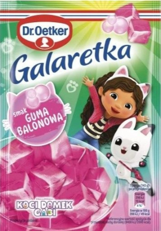 DR OETKER Galaretka guma balonowa 72g