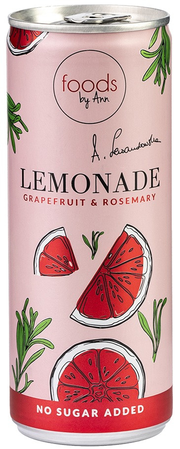 Foods By Ann Lemoniada Grejpfrut & Rozmaryn 250ml Foods By Ann Lemoniada Grejpfrut & Rozmaryn 250ml