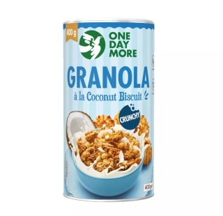 OneDayMore Granola à la Coconut Biscuit 400g