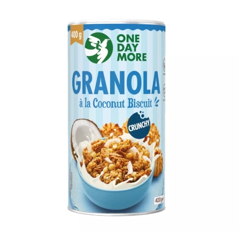 OneDayMore Granola à la Coconut Biscuit 400g OneDayMore Granola à la Coconut Biscuit 400g