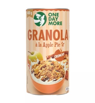 OneDayMore Granola a la Apple Pie tuba 400g