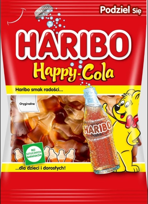 HARIBO Żelki Happy Cola 85g HARIBO Żelki Happy Cola 85g