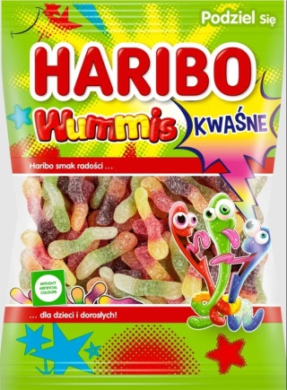 HARIBO Żelki Wummis kwaśne 85g