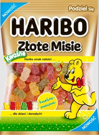 HARIBO Żelki Złote Misie kwaśne 85g