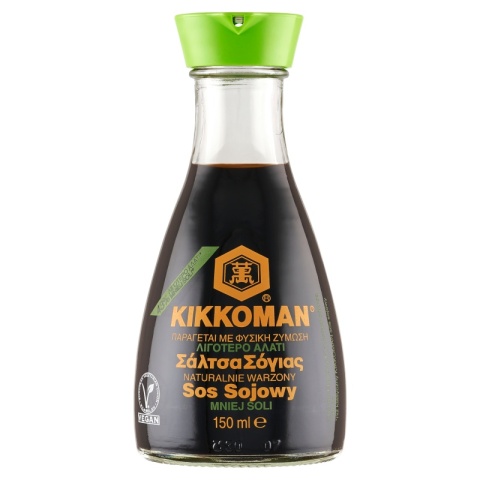 KIKKOMAN Naturalnie warzony sos sojowy z obniżoną zawartością soli 250ml KIKKOMAN Naturalnie warzony sos sojowy z obniżoną zawartością soli 250ml