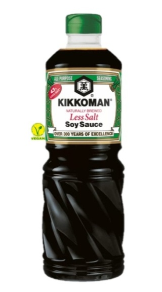 KIKKOMAN Naturalnie warzony sos sojowy z obniżoną zawartością soli 975ml