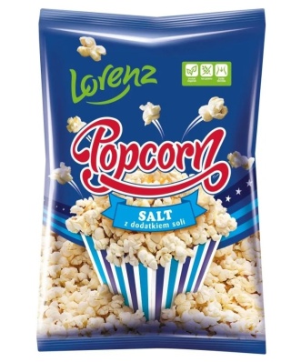 LORENZ Popcorn z dodatkiem soli 100g