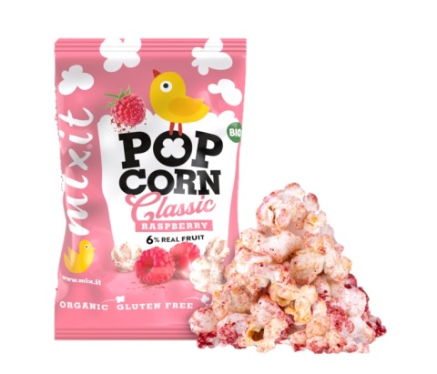 MIXIT BIO popcorn - Malina do kieszeni 13g MIXIT BIO popcorn - Malina do kieszeni 13g