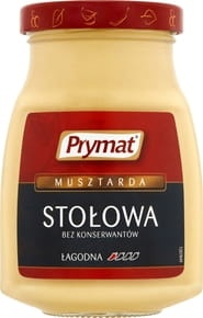 PRYMAT Musztarda stołowa 185g