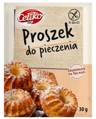 Proszek do pieczenia bezglutenowy 30 g Celiko.