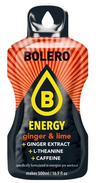 Bolero Drink Energy Ginger&Lime 14g na 500ml