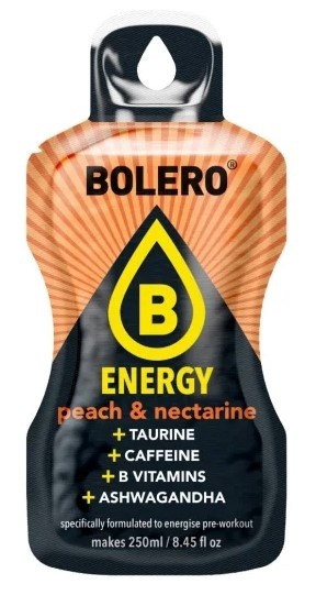 Bolero Drink Energy Peach&Nectarine 14g na 500ml