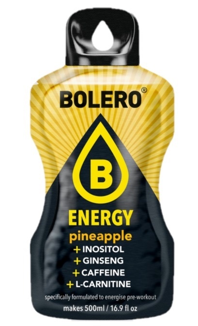 Bolero Drink Energy Pineapple 14g na 500ml
