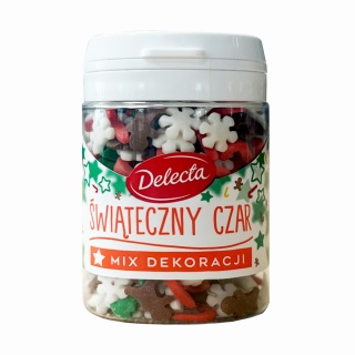 DELECTA posypka ŚWIĄTECZNY CZAR mix dekoracji 50g