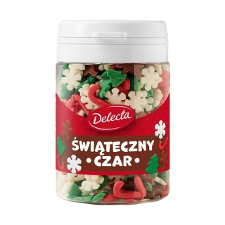 DELECTA posypka ŚWIĄTECZNY CZAR mix dekoracji 48g