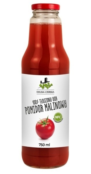 DOLINA CZERSKA NFC Sok tłoczony POMIDOR MALINOWY 750ml szkło